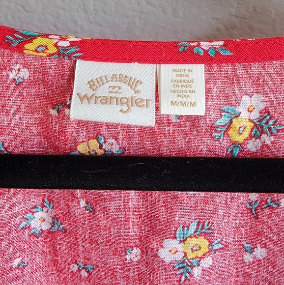 Billabong x Wrangler Floral Balloon Sleeves Mini Dress - Picture 5 of 7